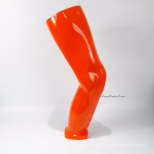 DL801 Male display sport knee forms Orange color sport mannequin for man mannequin